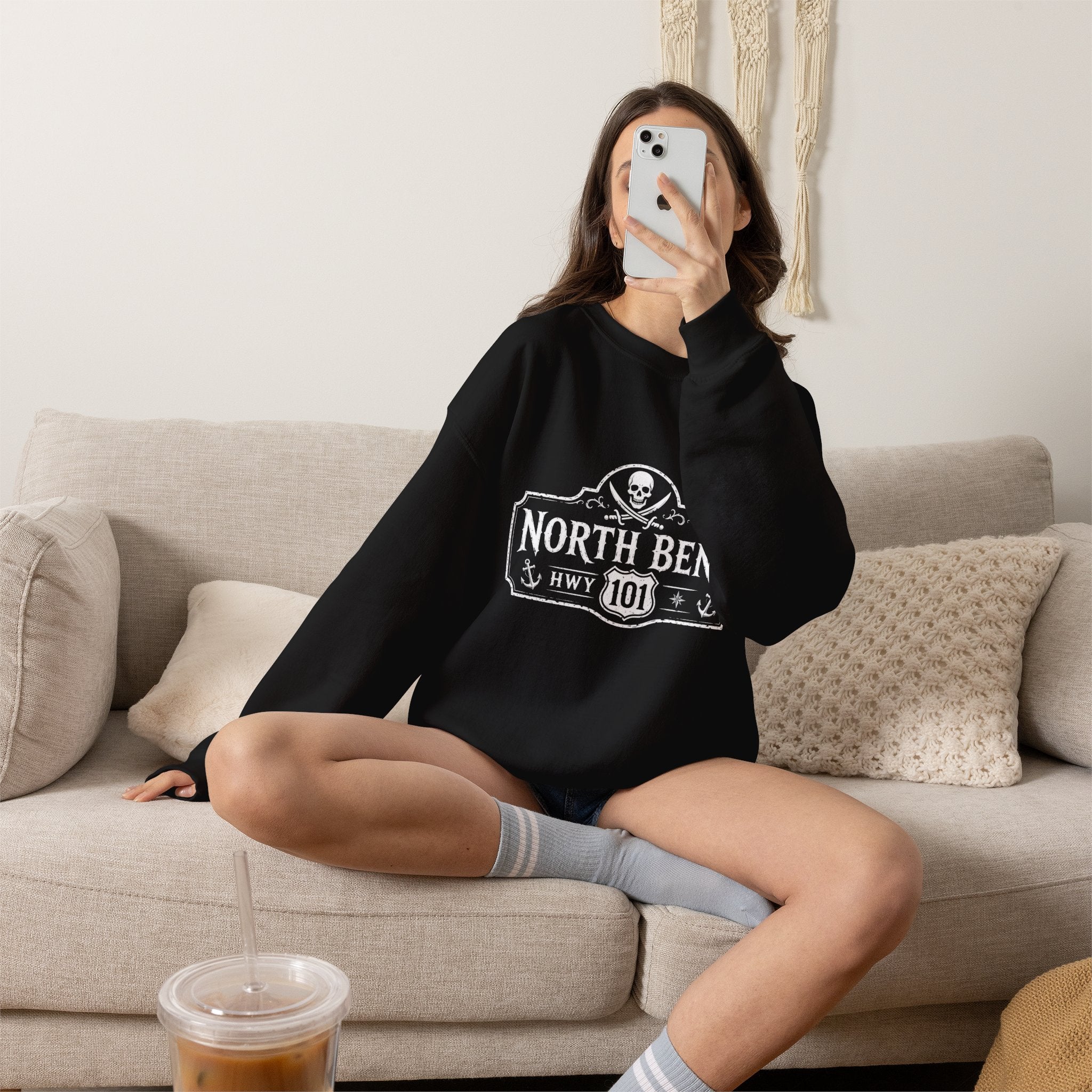 North Bend HWY 101 Sweatshirt — Unisex