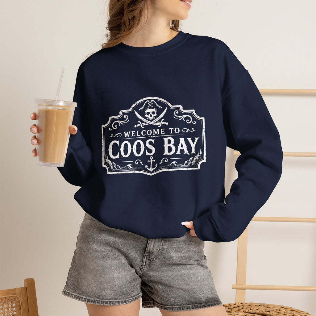Coos Bay Sweatshirt – 'Welcome to Coos Bay' Unisex