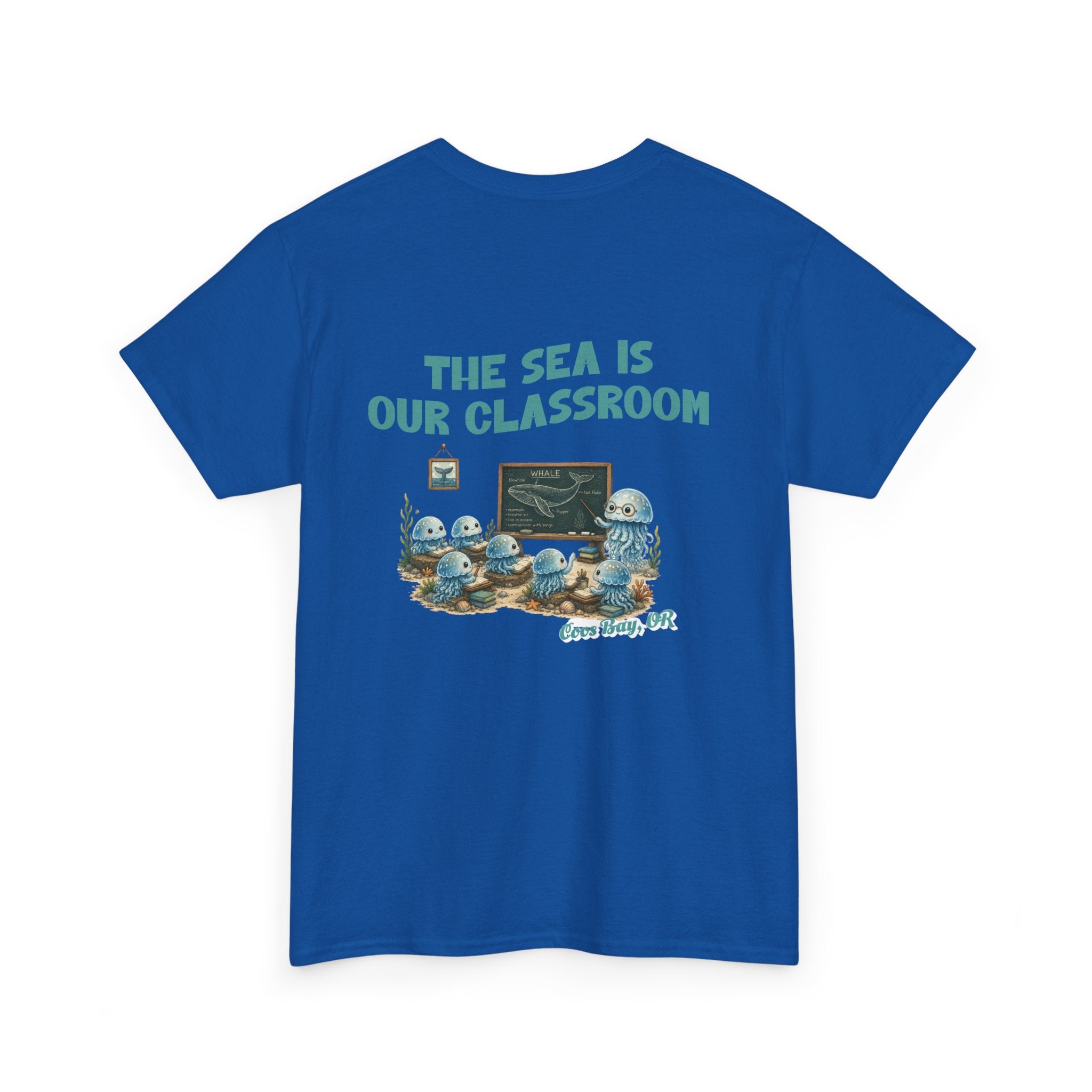 The Sea Is Our Classroom T-Shirt — Ocean Education Graphic Tee