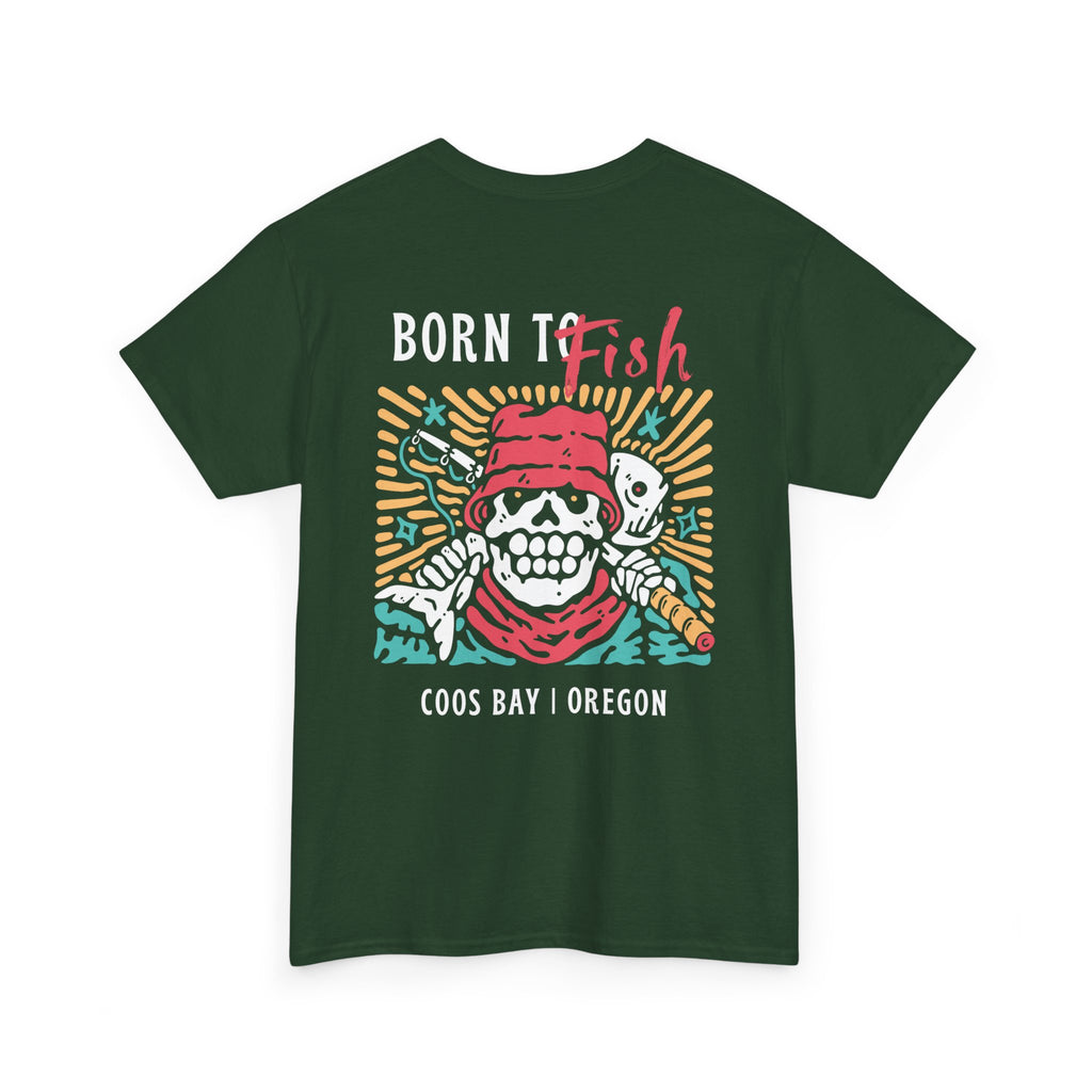 Born to Fish Graphic Tee — Retro Beach Surf T-Shirt
