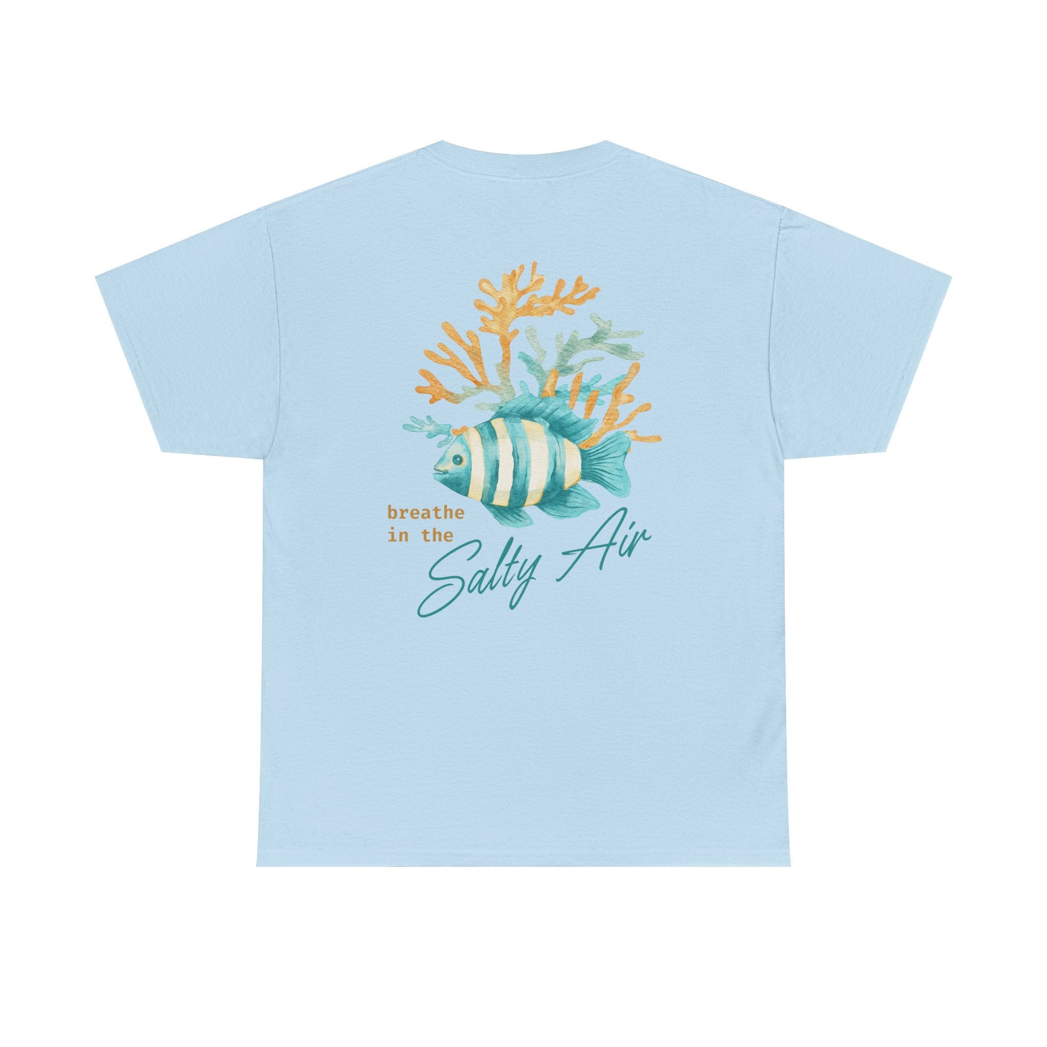 Beach Fish T-Shirt — "Breathe in the Salty Air" Nautical Tee