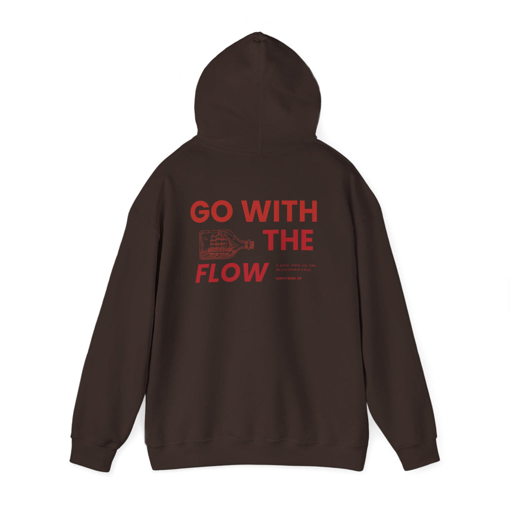 Hoodie — 'Go With The Flow' Pullover