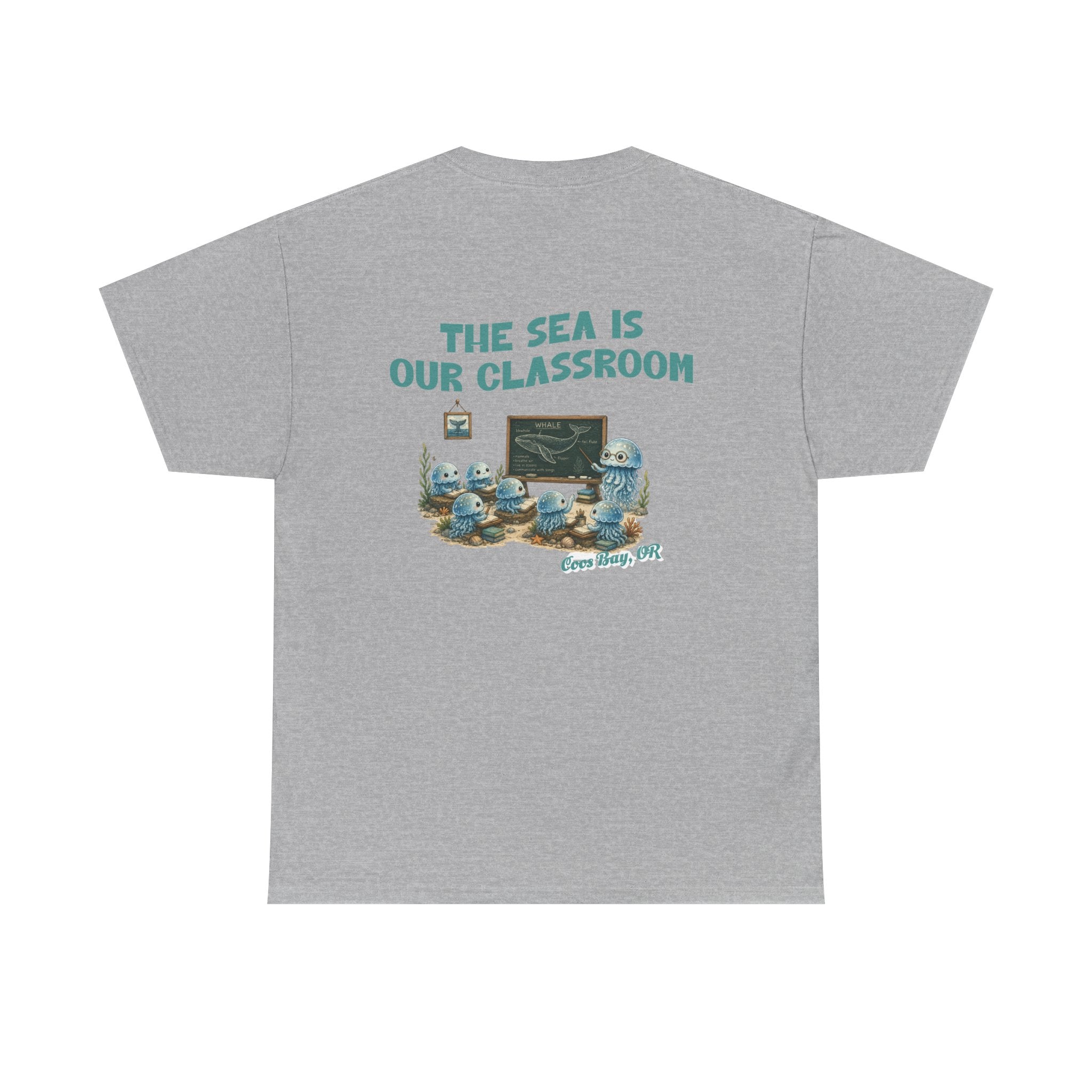 The Sea Is Our Classroom T-Shirt — Ocean Education Graphic Tee