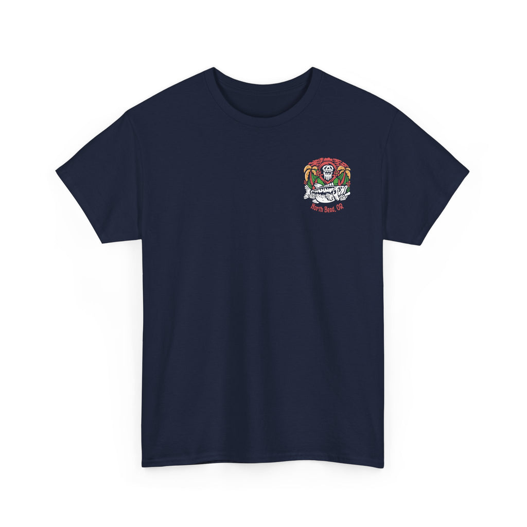 Surf-Inspired Graphic Tee — “The Finals Cactus” Vintage Beach Shirt