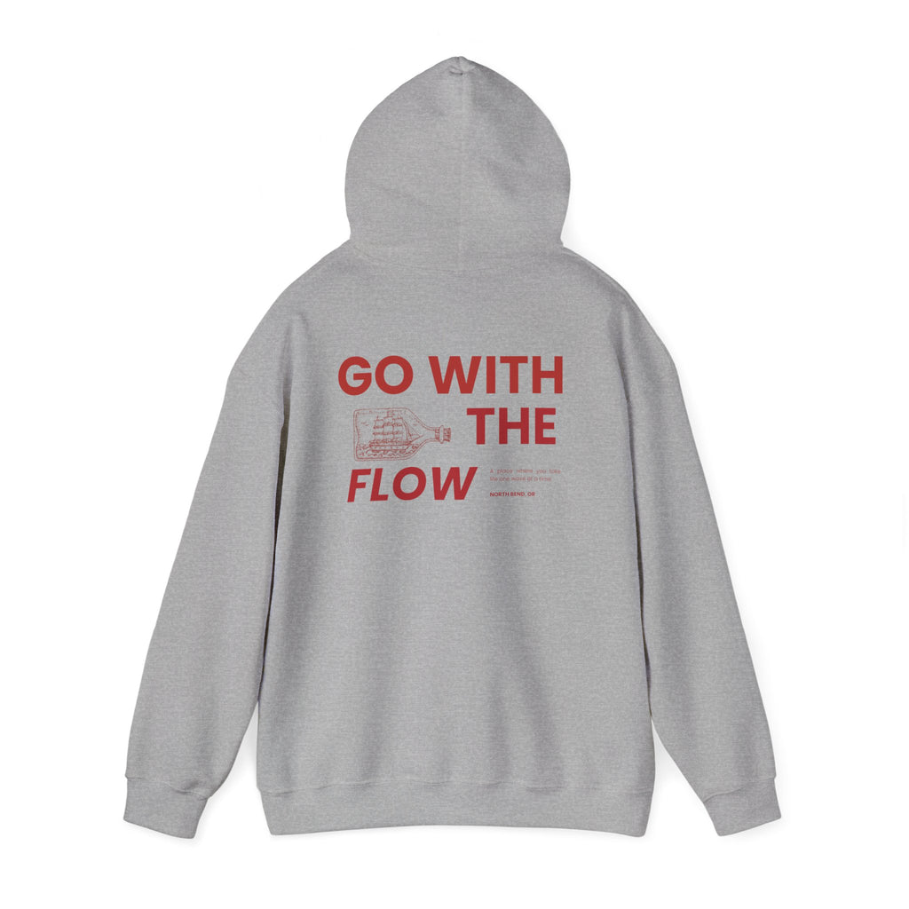 Hoodie — 'Go With The Flow' Pullover