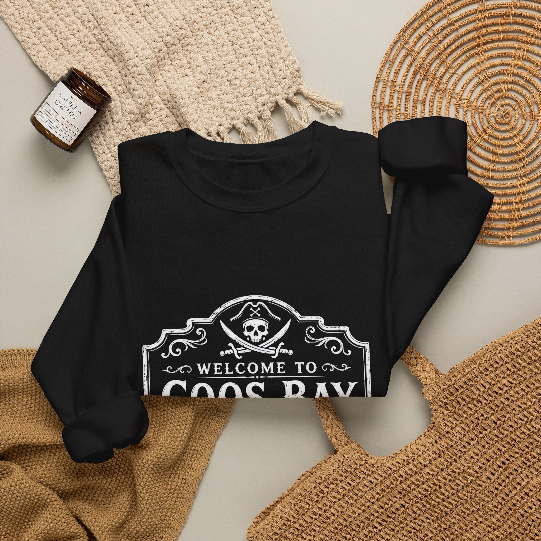 Coos Bay Sweatshirt – 'Welcome to Coos Bay' Unisex