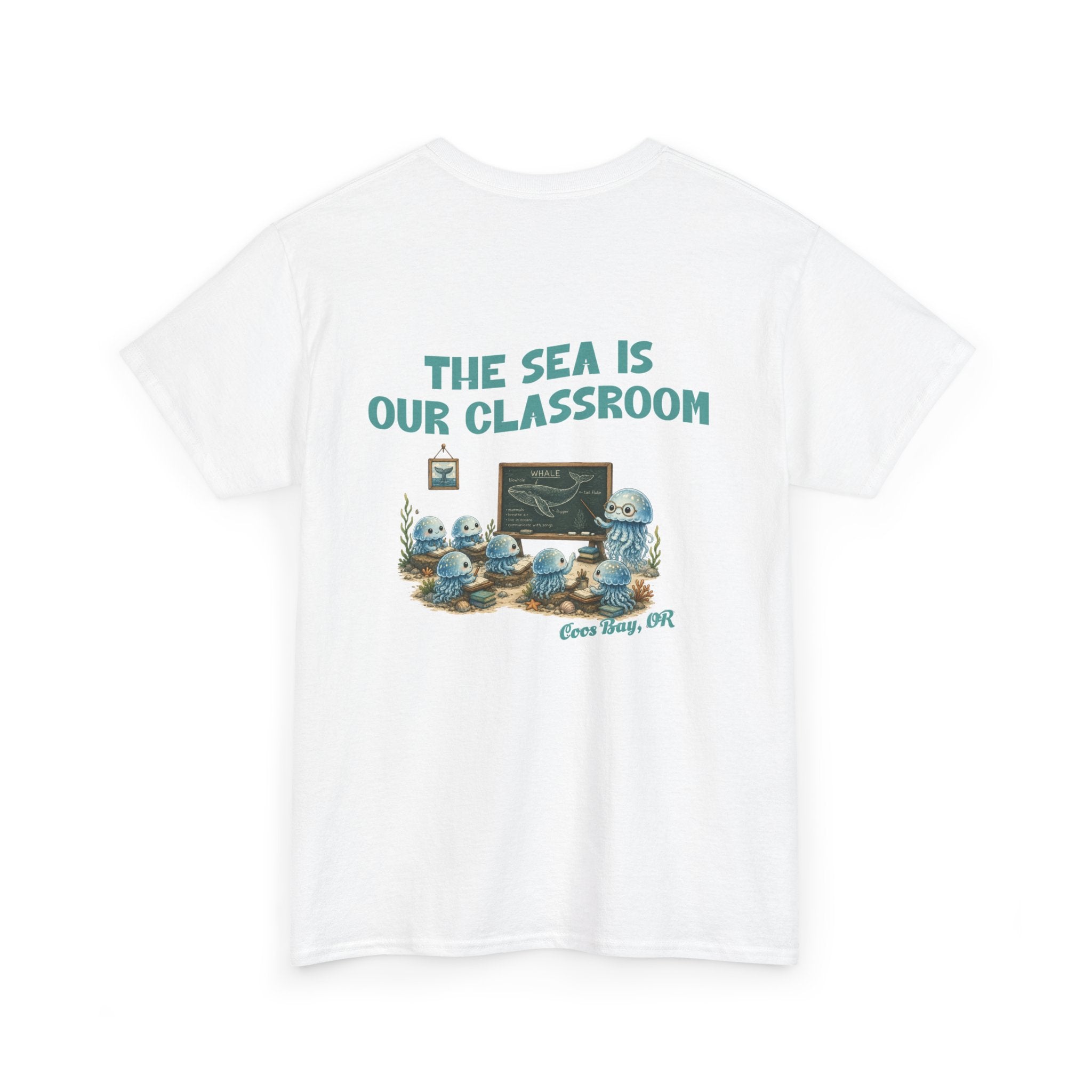 The Sea Is Our Classroom T-Shirt — Ocean Education Graphic Tee