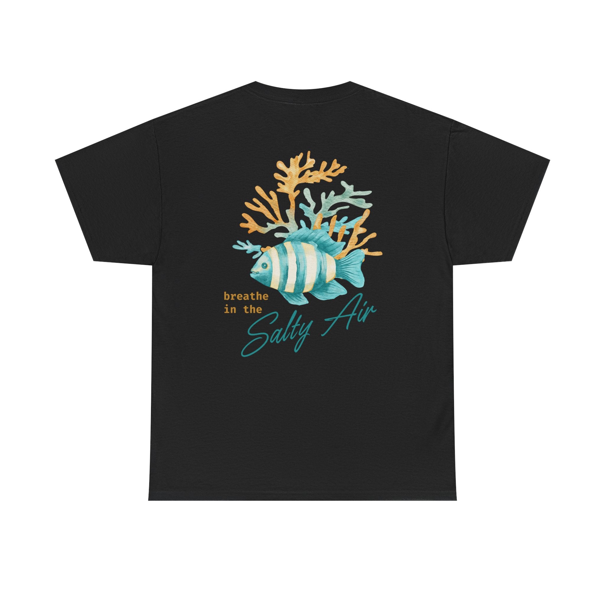 Beach Fish T-Shirt — "Breathe in the Salty Air" Nautical Tee