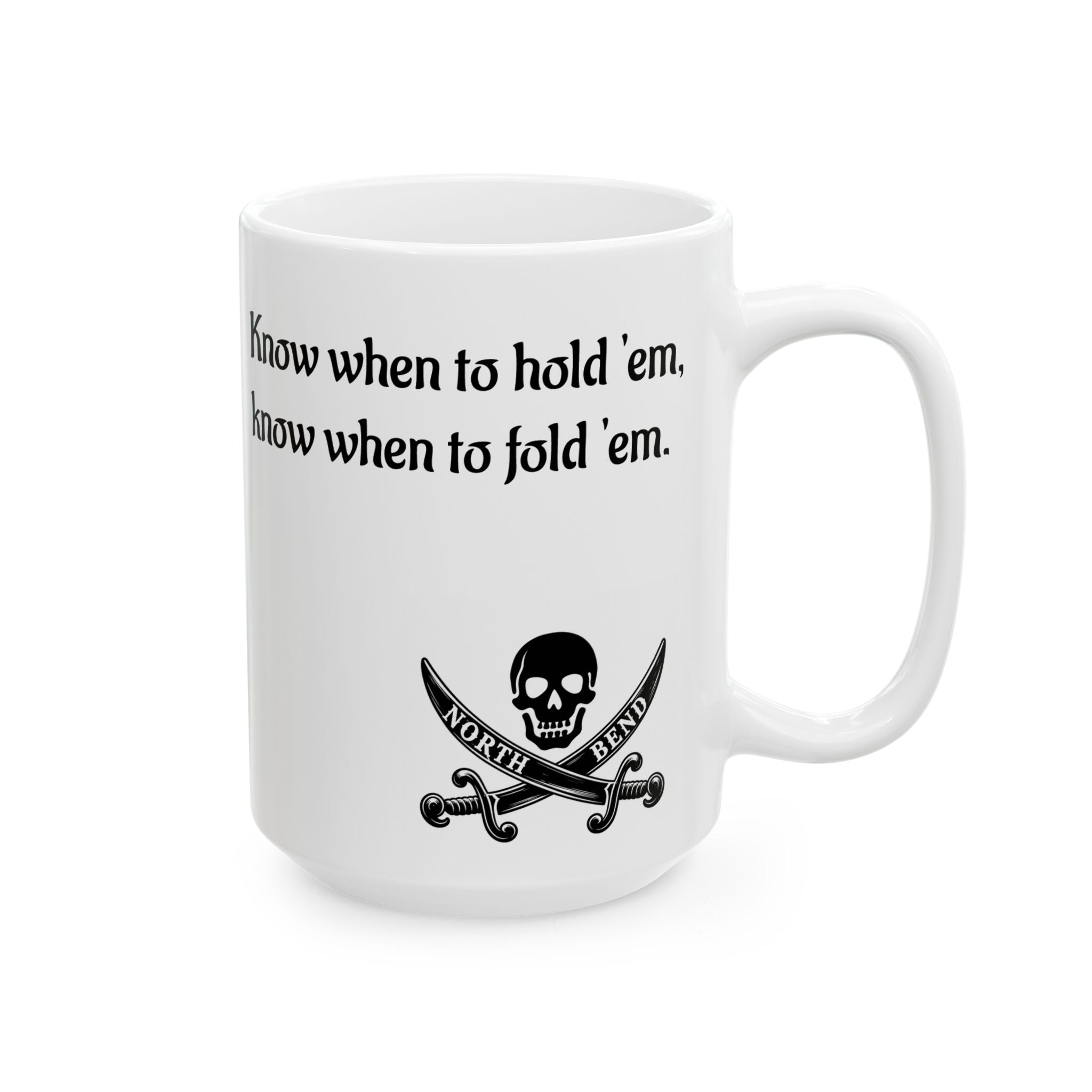 North Bend Poker Pirates Ceramic Mug –  (15oz)