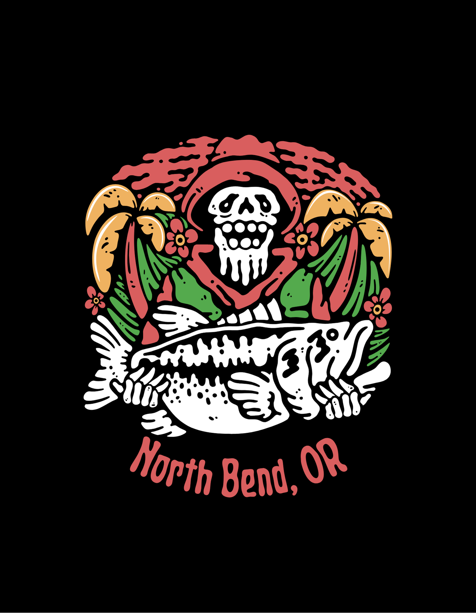 Surf-Inspired Graphic Tee — “The Finals Cactus” Vintage Beach Shirt