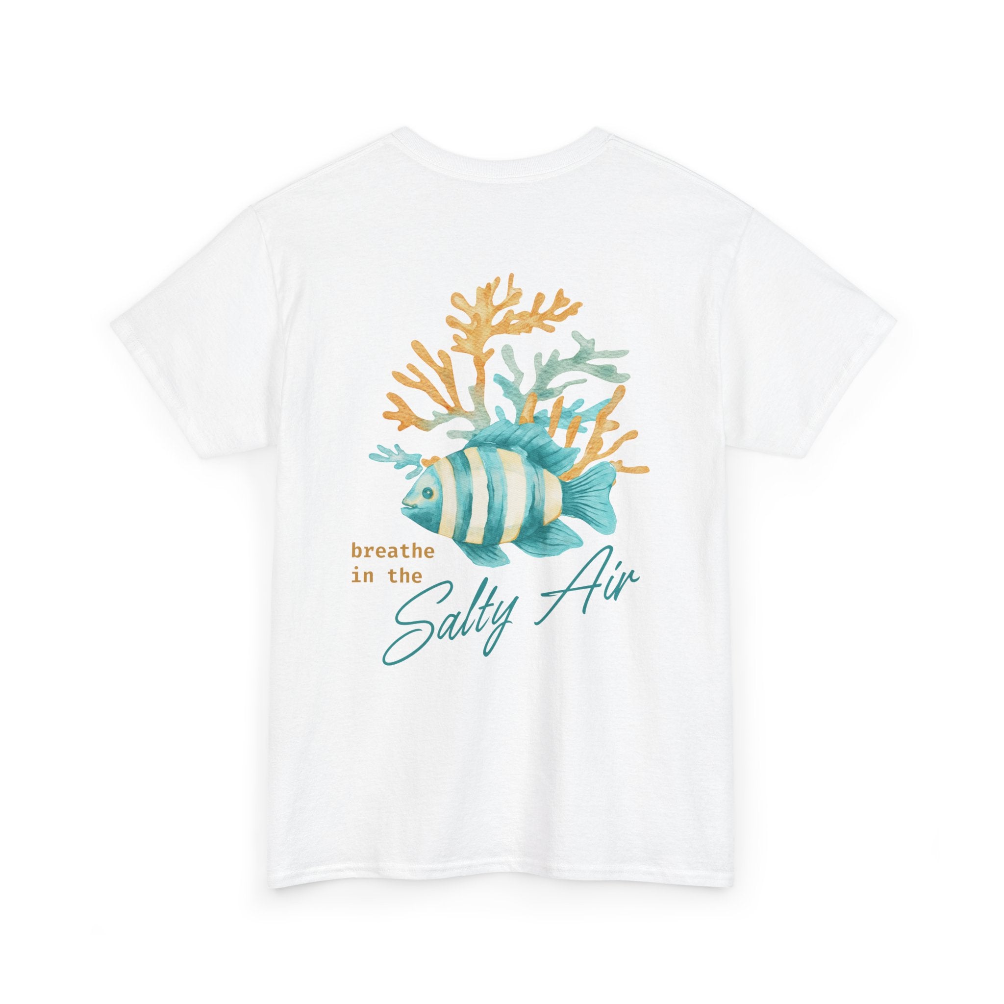 Beach Fish T-Shirt — "Breathe in the Salty Air" Nautical Tee
