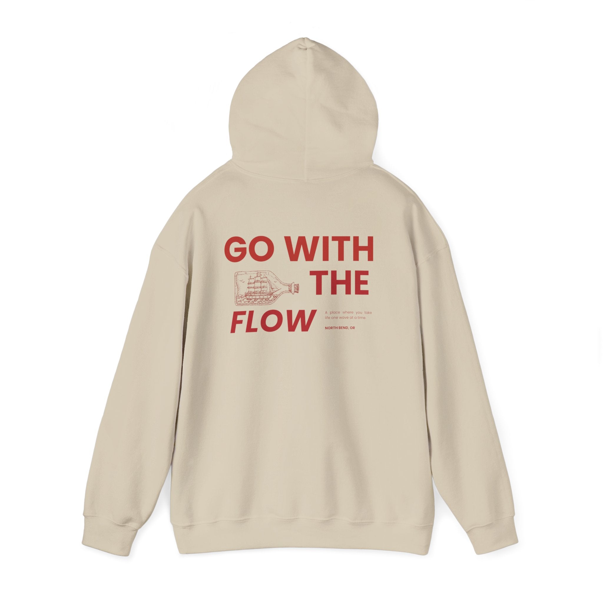 Hoodie — 'Go With The Flow' Pullover