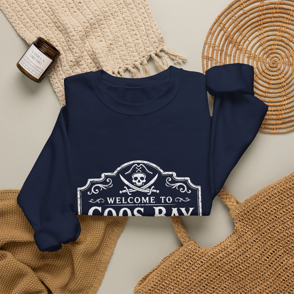 Coos Bay Sweatshirt – 'Welcome to Coos Bay' Unisex