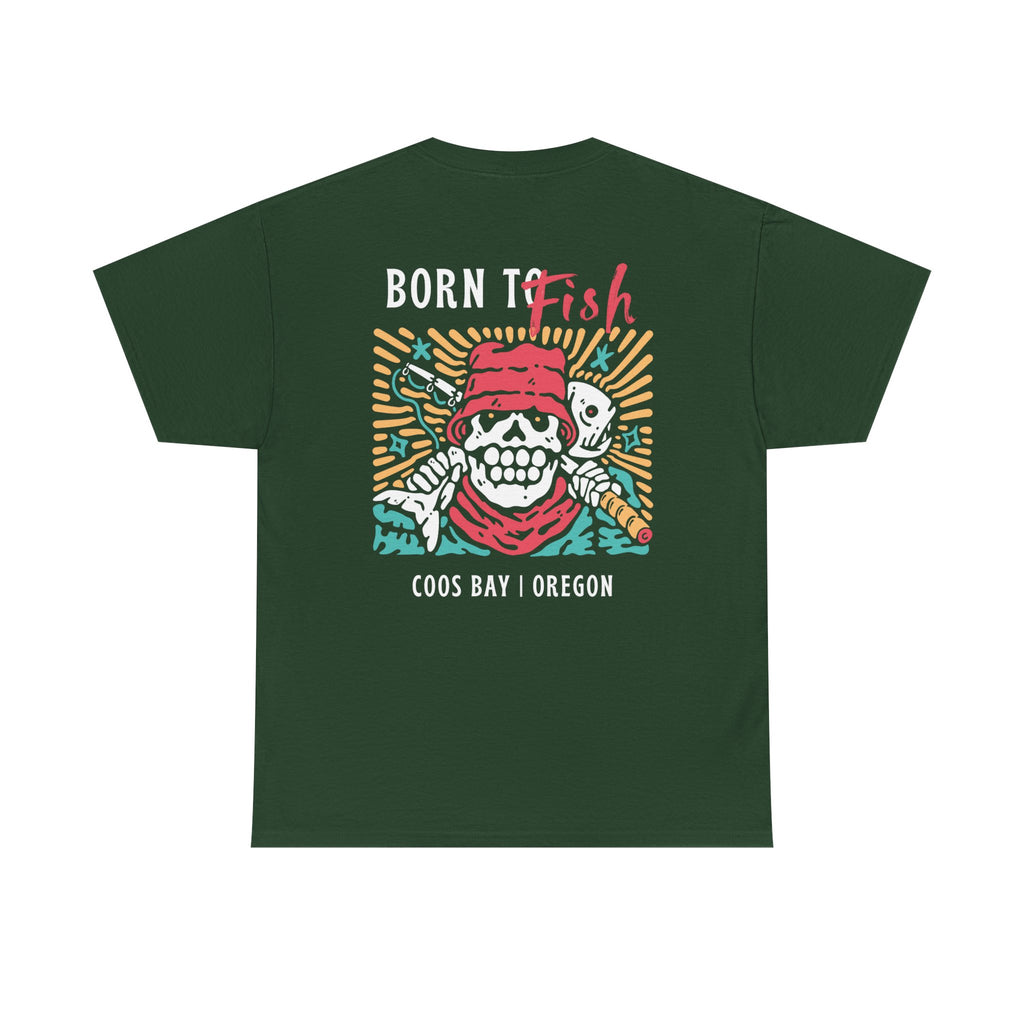 Born to Fish Graphic Tee — Retro Beach Surf T-Shirt